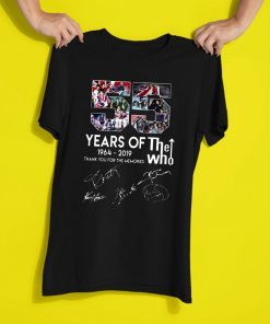 55 years of The Who thank you for the memories T-Shirt