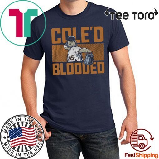 Cole'd Blooded, MLBPA Licensed Tee Gerrit Cole Shirt