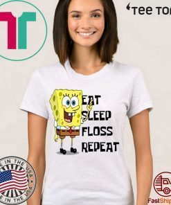 Spongebob Eat Sleep Float Repeat Unisex T-Shirt