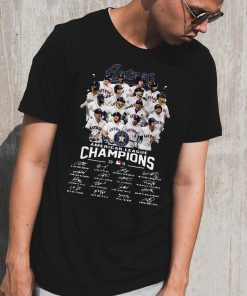 Houston Astros American League Champions Nba 2019 Signatures Classic T-Shirt