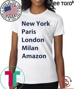 Heidi Klum New York Paris London Milan Amazon tshirt