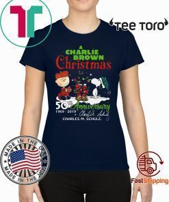 A Charlie Brown Christmas 50th Anniversary 1969 2020 Signature Tee Shirt