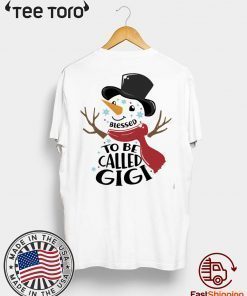 Blessed To Be Called Gigi Snowman Classic T-Shirt