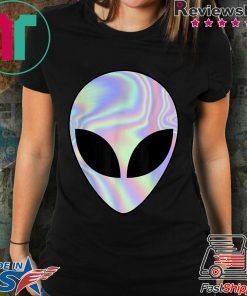 Alien Head T Shirt Colorful Alien Shirt