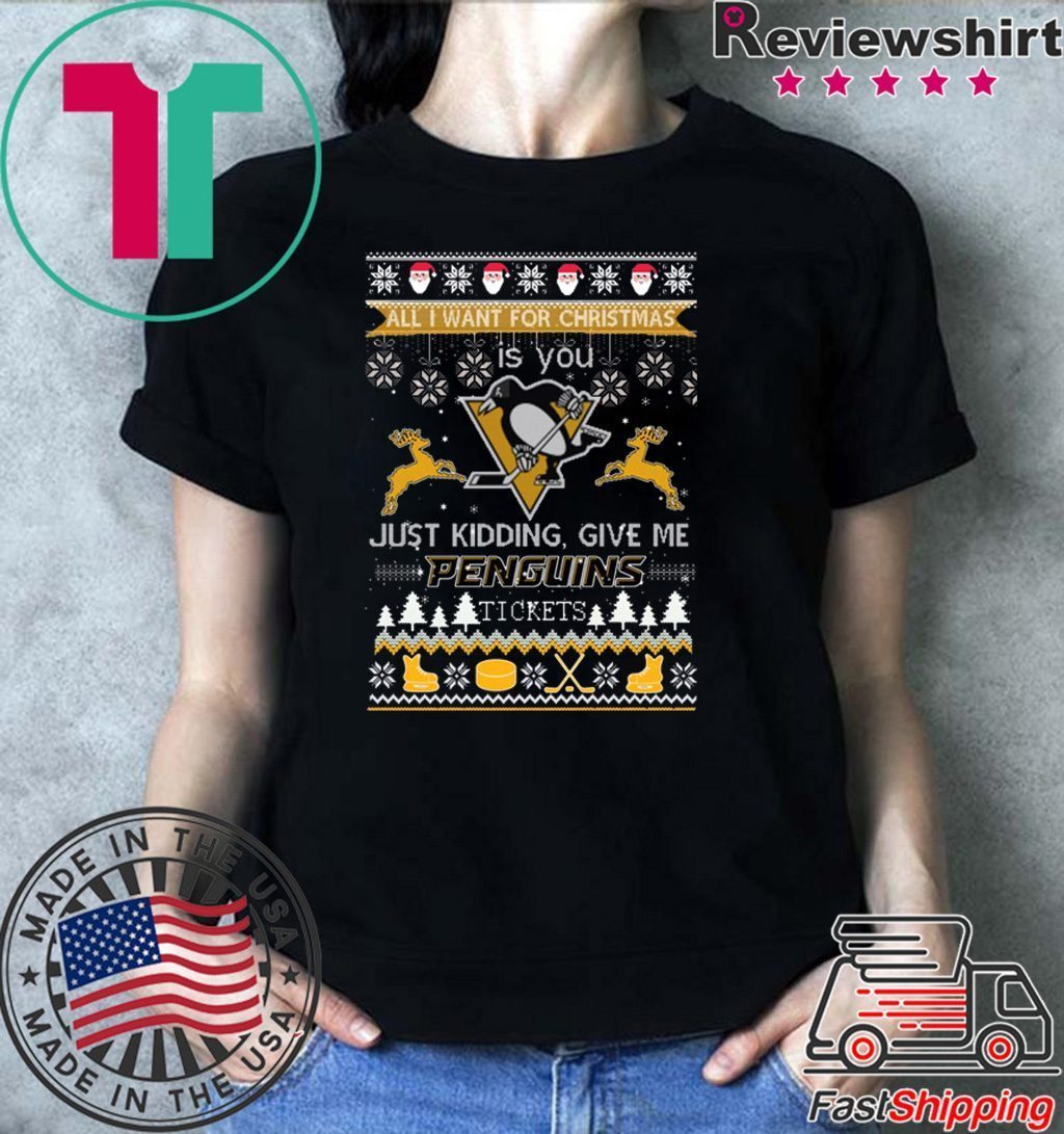 pittsburgh penguins christmas t shirt