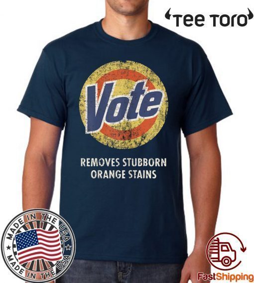 Anti-Trump Halloween Costume Vote Detergent Funny Vintage Tee Shirts