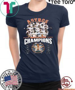 Astros Championship all signature Classic T-Shirt