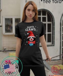 Santa Claws Black Cat Ugly Christmas Classic T-Shirt