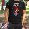 Santa Claws Black Cat Ugly Christmas Classic T-Shirt