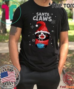 Santa Claws Black Cat Ugly Christmas Classic T-Shirt