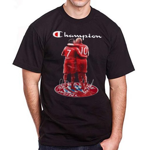 Champion Franck Ribery Arjen Robben Bayern Munich 2020 T-Shirt