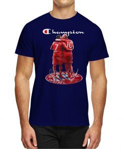 Champion Franck Ribery Arjen Robben Bayern Munich 2020 T-Shirt