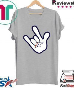 Denver Broncos NFL Football Mickey Rock Hand Disney T-Shirt