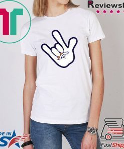 Denver Broncos NFL Football Mickey Rock Hand Disney T-Shirt