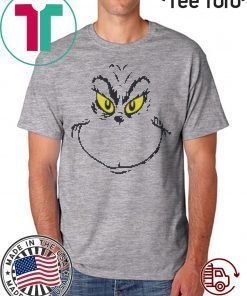 Dr. Seuss Men’s Grinch Face Ugly Christmas 2020 T-Shirt