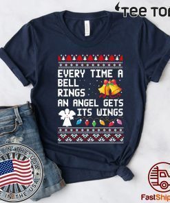 Every time a bell rings an angel gets it's wings Christmas T-Shirt