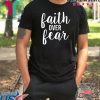 Faith over Fear Black Tee Shirt