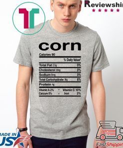 Corn Nutrition Thanksgiving Costume Cool gift T-Shirt
