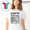 Corn Nutrition Thanksgiving Costume Cool gift T-Shirt