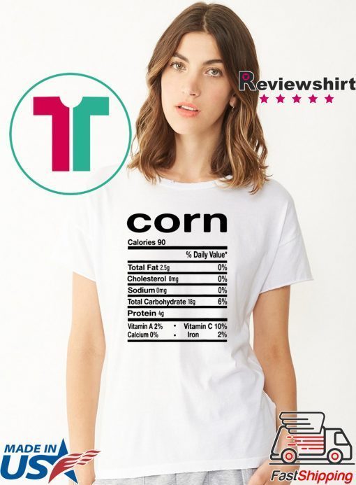 Corn Nutrition Thanksgiving Costume Cool gift T-Shirt