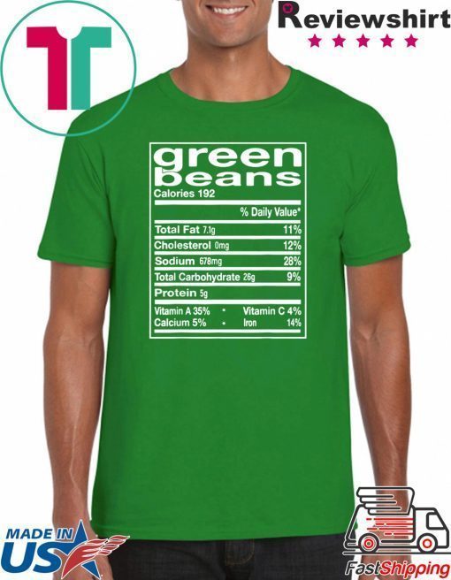 Green Bean Facts Thanksgiving Matching Gift T-Shirt