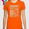 Sweet Potato Nutrition Thanksgiving Costume Tee Shirt