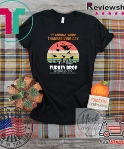 Funny Turkey TeeThanksgiving Wkrp-Turkey-Drop T-Shirt