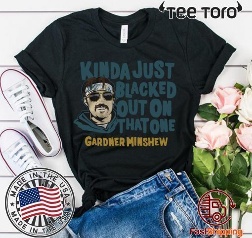 Gardner Minshew Shirt - Blacked Out, Officially Licensed