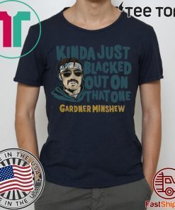 Gardner Minshew Shirt - Blacked Out, Officially Licensed