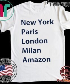 Heidi Klum New York Paris London Milan Amazon Shirt