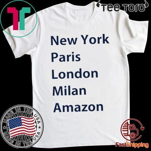 Heidi Klum New York Paris London Milan Amazon Shirt