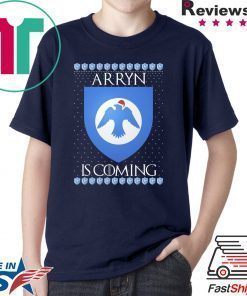 House Arryn Game of thrones Christmas Santa Is Coming T-Shirt