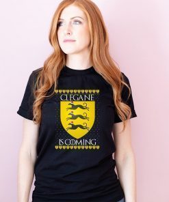 House Clegane Game of thrones Christmas Santa Is Coming T-Shirt