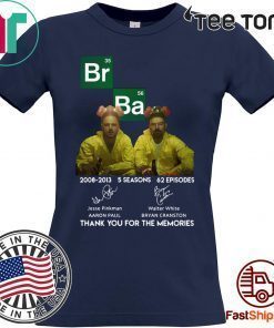 Official Breaking Bad Thank You For The Memories Unisex T-Shirt