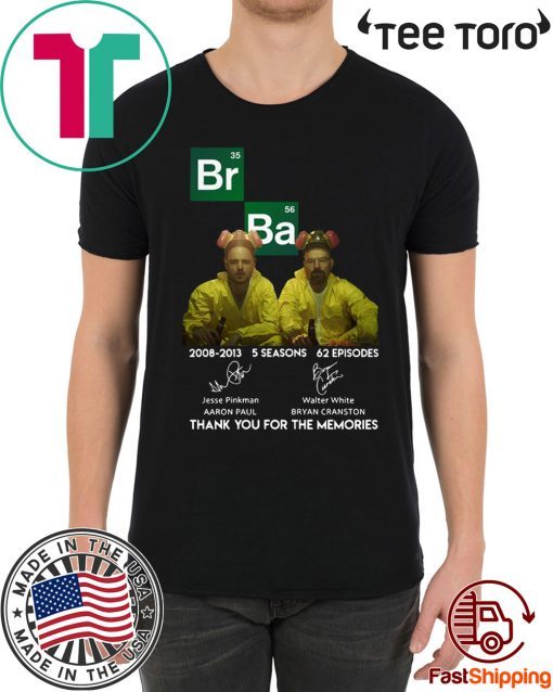 Official Breaking Bad Thank You For The Memories Unisex T-Shirt