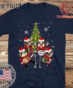 Merry Christmas The Sloths Band Play Guitar 2020 T-Shirt