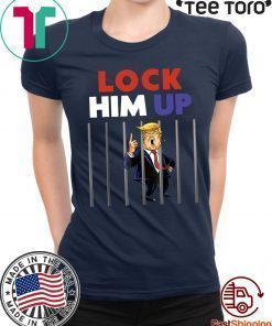 Lock Him Up Anti Trump Political Tee Shirt