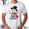 SNOWMAN BLESSED TO BE CALLED GRANNY SHIRT