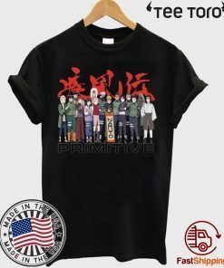 NARUTO NUEVO YM HOOD Naruto x Primitive Leaf Village t-shirts