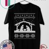 Nativity Scene Ugly Christmas Gift T-Shirt