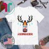 Natural Light Beer Reinbeer Christmas T-Shirt Offcial