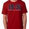 Dave Martinez Shirt - 19-31 Washington, MLBPA Licensed