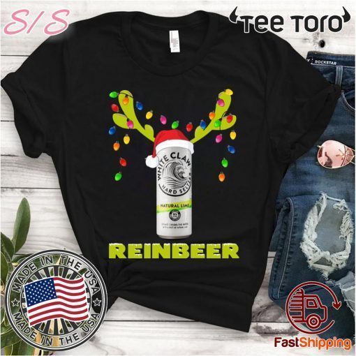 Reinbeer White Claw Natural Lime Reindeer Light Offcial T-Shirt
