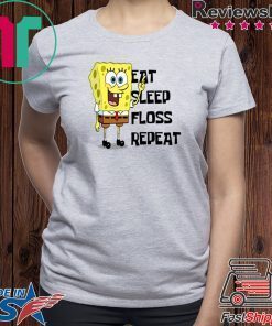 Spongebob Eat Sleep Float Repeat Tee Shirt