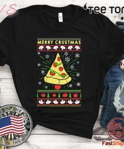 Merry Crustmas Pizza Christmas For Tee Shirt
