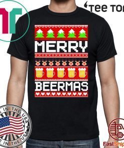 Merry Beermas Christmas Unisex T-Shirt