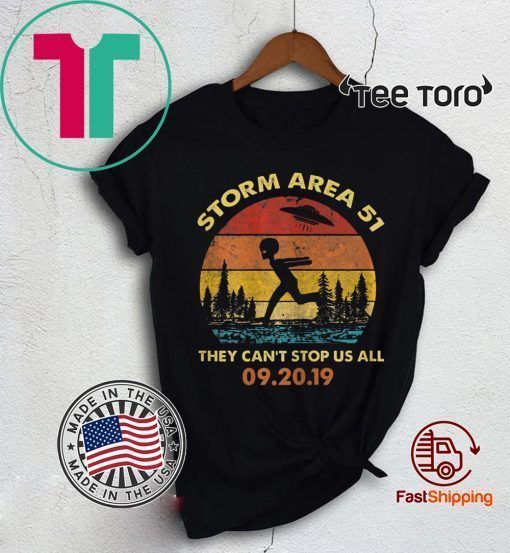 Vintage Alien Shirt Storm Area 51 UFO Classic T-Shirt