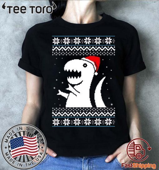 Trex Santa Dino Christmas Offcial T-Shirt