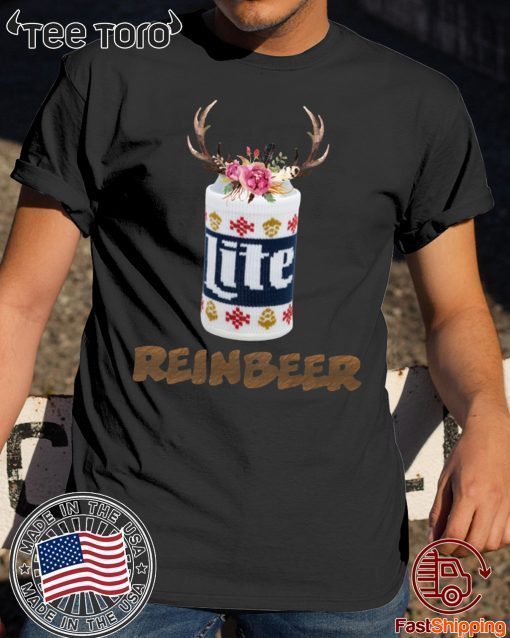 Can Miller Lite Reinbeer Funny Christmas Classic T-Shirt