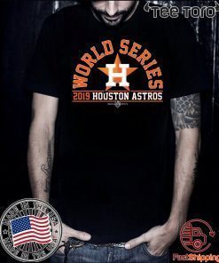 Astros Cap with 2019 World Series Patch Offcial T-Shirt